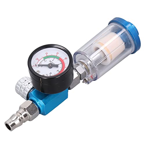 EBTOOLS Pneumatischer Lackdruckregler für Optimale Sprühleistung - Eisen- und Messingwerkzeug mit G1/4 Anschluss von EBTOOLS
