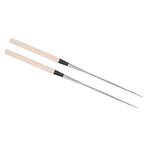 EBTOOLS Premium Edelstahl Sushi -Stäbchen mit Holzgriff, Küchenzubehör für Zuhause und Restaurants (#1) von EBTOOLS