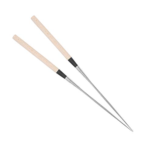 EBTOOLS Premium Edelstahl Sushi -Stäbchen mit Holzgriff, Küchenzubehör für Zuhause und Restaurants (#2) von EBTOOLS
