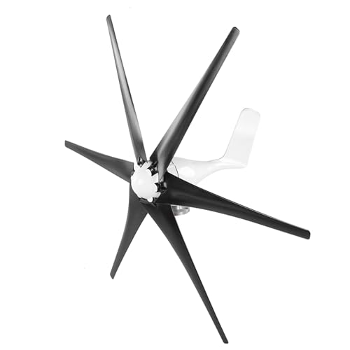 EBTOOLS Professionelle 800 -W -Windturbinen Effiziente 6 Kleine Windmühlengenerator für Boote, Kabinen und Netz Stromlösungen (24V) von EBTOOLS