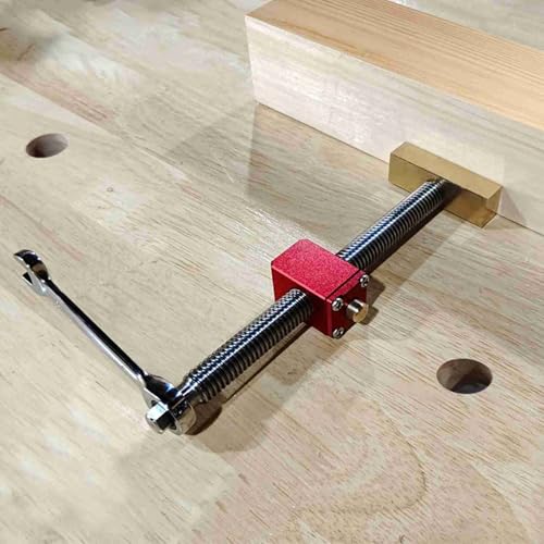 EBTOOLS Professionelles Holzbearbeitungs -Desktop -Schraubstock mit Schnellem Klemmsystem und Materialien Zum Handwerk, Reparieren und Projekten (20MM) von EBTOOLS