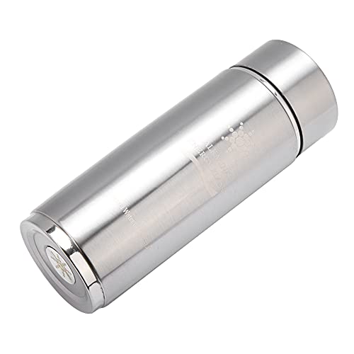 EBTOOLS Rostfreie Alkalische Flasche für Tragbare Flüssigkeitszufuhr - Balance Bioenergie -Lonizer Tasse (SILVER) von EBTOOLS