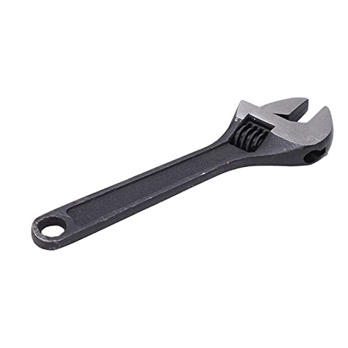 EBTOOLS Schlüsselkettenschlüssel Stahl Verzinkter Spanner Tragbares Werkzeug für Professionelle und Haushaltsnutzung (4 Zoll schwarz) von EBTOOLS