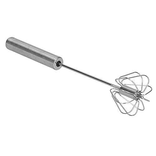 EBTOOLS Semi-automatischer Edelstahl-Schneebesen 10-Zoll-Handmixer für Einfache Küchenmischungen und Rühren (10 Zoll) von EBTOOLS