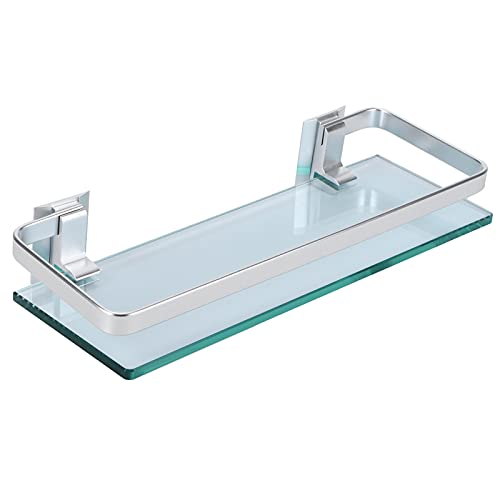 EBTOOLS Space Aluminiumregal mit Verdicktem Glas - die Speicherlösung für Ihre Haken und! von EBTOOLS