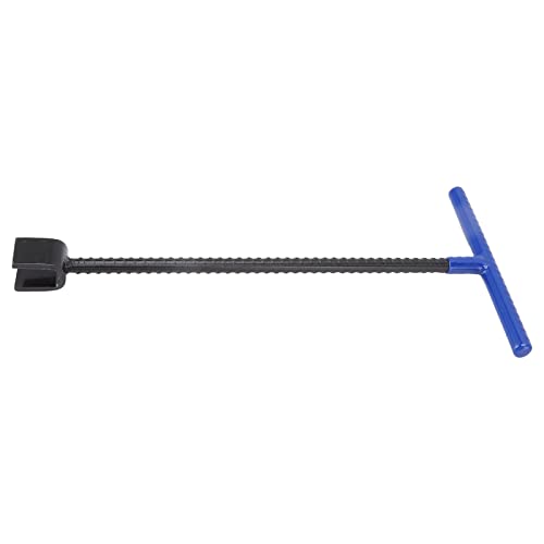 EBTOOLS Stahlmesserschlüsselschlüssel Multifunktions T-Griff-Bordsteinschlüssel mit 4-Dienstprogramm-Werkzeug für Ventile und Wasserhähne in Gelb (BLUE) von EBTOOLS
