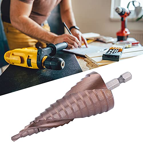 EBTOOLS Stiefmaschinenbohrer mit Kobaltbeschichtung - Hochgeschwindigkeits -Stahl Hex Schaft Multifunktionswerkzeug für Edelstahl, Aluminium und Holz, 3-12 Größen Erhältlich (4-32) von EBTOOLS