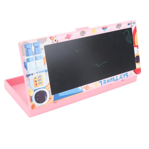 EBTOOLS Stilvolle Bleistiftbox mit 7-Zoll-LCD-Schreibtablet, Klarer Handschriftenschlossbildschirm, Süßes Design, Große Kapazität, Drop-Proof-Fall für Schüler von EBTOOLS