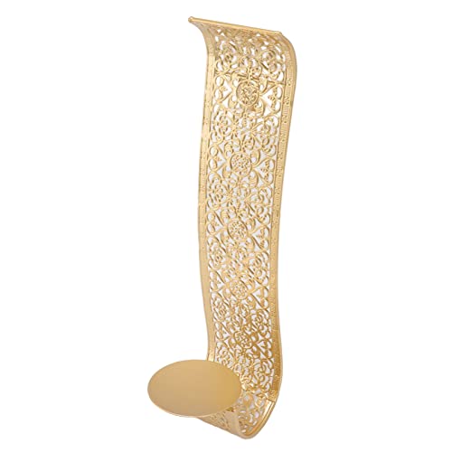 EBTOOLS Stilvoller Metall -Wandkerzenhalter - Gold Hollow Geschnitztes Design für Wohnkultur, Schlafzimmer und Hochzeitsfeiern EBTOOLS Stilvoller Metall -Wandkerzenhalter - Gold Hollow Geschnitztes Design für Wohnkultur, Schlafzimmer und Hochzeitsfeiern von EBTOOLS