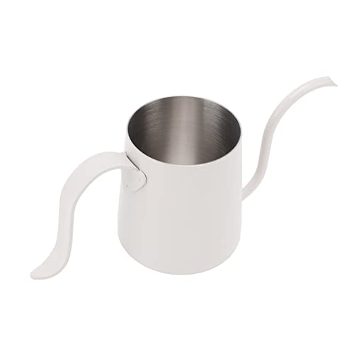 EBTOOLS Stylish 304 Edelstahlkaffeekessel mit Ergonomischem Griff und Ausguss für, in 3 Farben Erhältlich - 250 Ml (Beige) von EBTOOLS