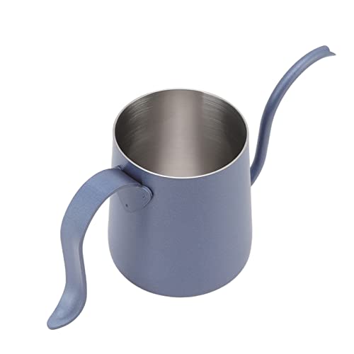 EBTOOLS Stylish 304 Edelstahlkaffeekessel mit Ergonomischem Griff und Ausguss für, in 3 Farben Erhältlich - 250 Ml (Dunkelblau) von EBTOOLS