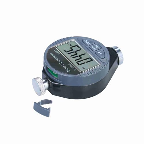 EBTOOLS Tragbares Digitales Shore-C-Härten-Testermesser, 0-100HC-Durometer mit Großem LCD-Display für Weiche Materialien und Mehr (LX-C) von EBTOOLS