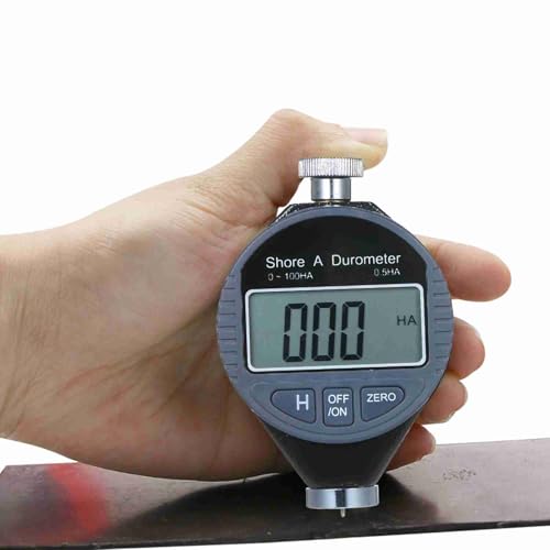 EBTOOLS Tragbares Digitales Shore-C-Härten-Testermesser, 0-100HC-Durometer mit Großem LCD-Display für Weiche Materialien und Mehr (Lx-a) von EBTOOLS
