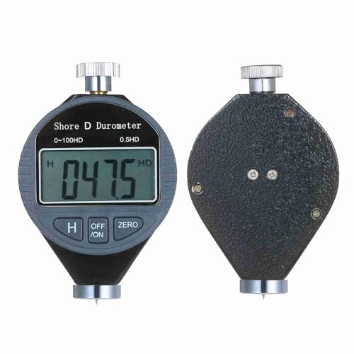 EBTOOLS Tragbares Digitales Shore-C-Härten-Testermesser, 0-100HC-Durometer mit Großem LCD-Display für Weiche Materialien und Mehr (Lx-d) von EBTOOLS