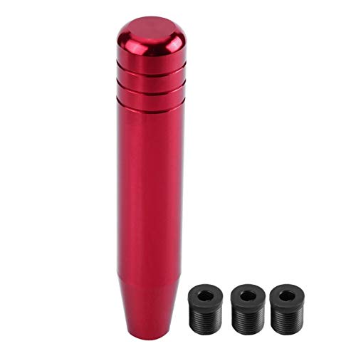 Für Schaltknauf Rot -- Universal Schaltknauf Rot Universal Aluminium Schaltknauf Aluminiumlegierung Auto Handgriff Schalthebel Universal Car Manual Schaltknauf Griff Schalthebel 18Cm Aluminiumlegierun von EBTOOLS