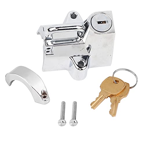 EBTOOLS Universal Edelstahl Motorrad Motorrad Fahrradhelm Schloss Haken Zum Aufhängen mit 2 Schlüsseln Set Helmschloss Motorrad 22 32 Mm Universal Helmschloss Galvanik von EBTOOLS