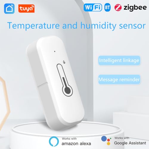 EBTOOLS WLAN -Temperatur- und Feuchtigkeitssensor mit App Steuerung und Gerätefreigabe für das Komfortmanagement zu Hause (3 Packung) von EBTOOLS