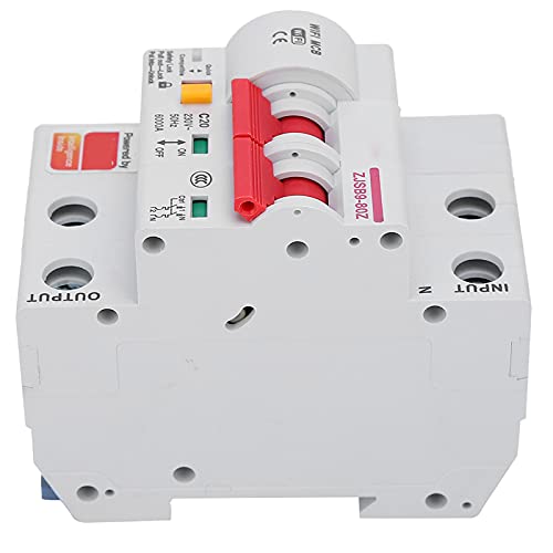 EBTOOLS WiFi -Leistungsschalter mit App -Steuerung, Fernschalter für Home Appliances, PA66 Flammhemmung, AC220V (2P 20A) von EBTOOLS