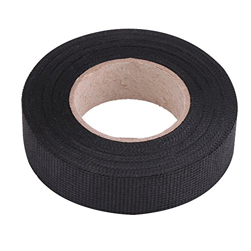 EBTOOLS Gewebeband Selbstklebend-Kabelbaum Klebeband Motorrad-Multifunktions Auto Selbstklebeband, Schwarz(19Mm*15M) von EBTOOLS