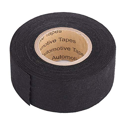 EBTOOLS Textilband Selbstklebend-Klebeband Schwarz Auto Gewebeband Multifunktions Auto Selbstklebeband Kfz Schwarz Selbstklebend Filzband Auto Mehrzweck Band Filz Klebeband (32Mm*15M) von EBTOOLS
