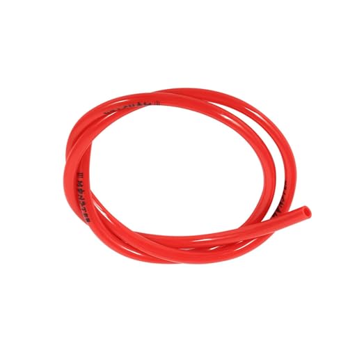 Für Inschlauch Rot - 1M Kraftstoffschlauch Bunte Kraftstoffleitung Gasölschlauch Benzinrohrleitung Für Motorrad Dirt Pit Bike Atv Schneemobil Pwc Jet Ski von EBTOOLS