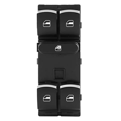 Für T1 Fensterschalter - Schwarz Elektrische Master Fensterheber Schalter Auto Innen Kunststoff Fenster Schalter Ersatz Für Mk3 Mk5 Mk6, 5Nd 959 857 von EBTOOLS