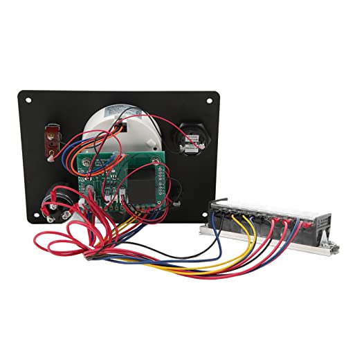 Multifunktional Boat Engine Tachometer Panel 4000 U/Min IP67 mit Alarmen und Einfache Installation für Meeres-, Generator- und Landwirtschaftliche Gebrauch (12V) von EBTOOLS