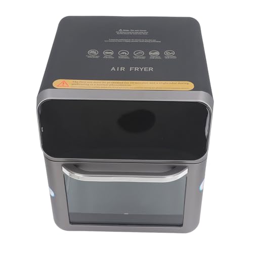 Oil Electric Fryer 1350W 10 L Großer Kapazität mit 360 ° -Inten- und One-Touch-Programm für Gesünderes Kochen (EU -Stecker 220 V) von EBTOOLS