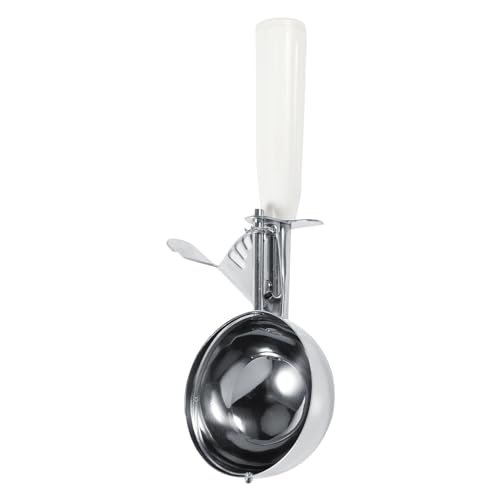 Praktischer Stainl -Stahl -Eisschaufel mit Bequemem Plastikgriff für Desserts und Küchengebrauch (8cm) von EBTOOLS