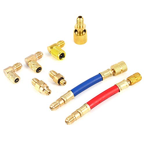 EBTOOLS R134A R12 Auto A/C Klimaanlage Kühlung Umbau Adapter Anschluss Schlauch Set Kit Kühlverbindungen Ch-138 Konverter-Verteiler-Umrüst EBTOOLS R134A R12 Auto A/C Klimaanlage Kühlung Umbau Adapter Anschluss Schlauch Set Kit Kühlverbindungen Ch-138 Konverter-Verteiler-Umrüst von EBTOOLS