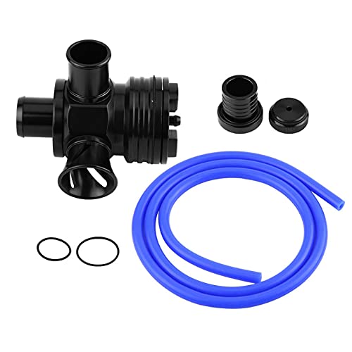 Schubumluftventil 1.8T Für Blow Off Ventil 1.8T - Auto Auto Umsteller Turbo Bov Abblaseventil Schwarz Aluminiumlegierung Abblaseventil Für 1,8 T 2,7 T Motor von EBTOOLS