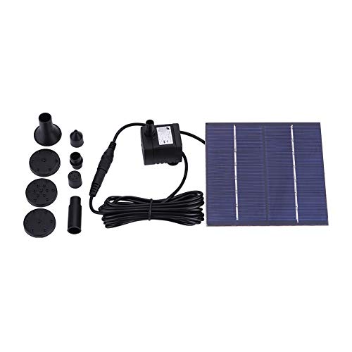 EBTOOLS Solar Teichpumpe Set Tauchpumpe Gartenbrunnen Brunnen Gartenteich 7V, 1.2W, 200L/H, 60cm maximale Wasserhöhe EBTOOLS Solar Teichpumpe Set Tauchpumpe Gartenbrunnen Brunnen Gartenteich 7V, 1.2W, 200L/H, 60cm maximale Wasserhöhe von EBTOOLS