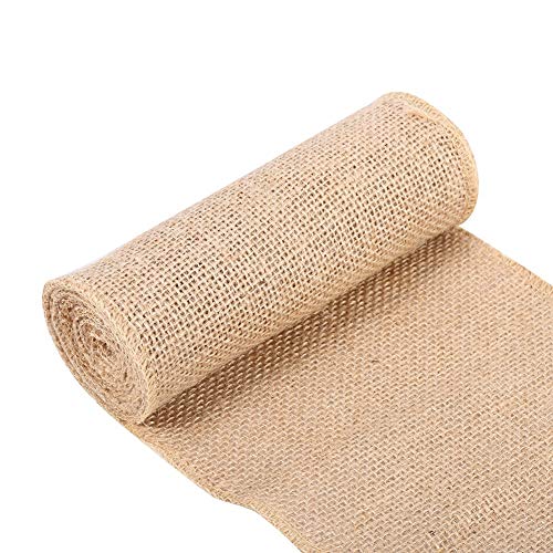 Tisch- und Stuhlschnur aus Jute, Dekoration für kleine Jute, rustikale Jute, Hochzeitsdekoration, Partydekoration (15 cm x 2 m) von EBTOOLS