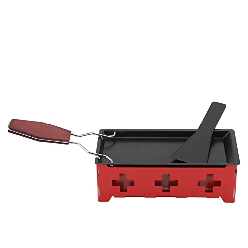 Tragbares Nicht -Stick -Käse Raclette Rotaster Backschale Set Kompaktes Heimküchengrillwerkzeug für Köstliche Mahlzeitenwhere von EBTOOLS