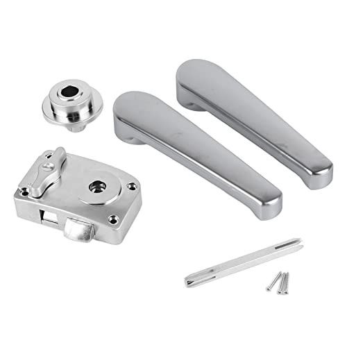 Tür Türklinke Bad Hebel Türschloss Wohnmobil WC Türschloss Toilette Tür Hebel Lock Set Badezimmer Griff Poliert Chrom für RV Yacht Tür Türklinke Bad Hebel Türschloss Wohnmobil WC Türschloss Toilette Tür Hebel Lock Set Badezimmer Griff Poliert Chrom für RV Yacht von EBTOOLS