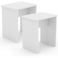 2er Set Sitzhocker Beistelltisch Esal 2er Set Sitzhocker Beistelltisch Esal von EBUY24