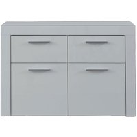 Ebuy24 - Alma Schuhschrank 2 Türen, 2 Schubladen wandhängend weiß Hochglanz. von EBUY24