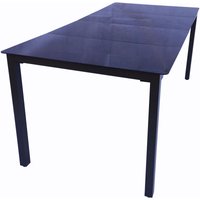 Alu Glas Gartentisch Balkontisch 140x80 von EBUY24