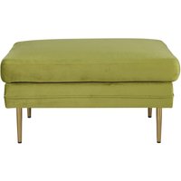 Boom Pouf, Hocker Velour Messing, grün. Boom Pouf, Hocker Velour Messing, grün. von EBUY24