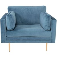 Boom Sessel Velour blau. Boom Sessel Velour blau. von EBUY24