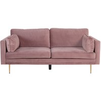 Boom Sofa 3 Personen velour rosa. Boom Sofa 3 Personen velour rosa. von EBUY24