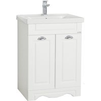 CasaloL Waschbeckenunterschrank weiß. von EBUY24