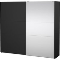 Como Schiebetürenschrank 2 Türen 245x220cm matt schwarz. Como Schiebetürenschrank 2 Türen 245x220cm matt schwarz. von EBUY24