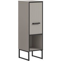 Ebuy24 - Bagno Badschrank 1 Tür 1 Fach hellgrau, cremefarben. von EBUY24