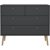 Bodo Kommode 4 Schubladen matte grau. Bodo Kommode 4 Schubladen matte grau. von EBUY24