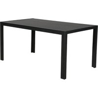 Cult Gartentisch, 150 cm schwarz/schwarz. von EBUY24