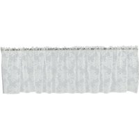 Ebuy24 - Daisy Vorhang 1 Stk., Café-Vorhang, Haubenvorhang, Küche Vorhang 55x250cm weiß. von EBUY24