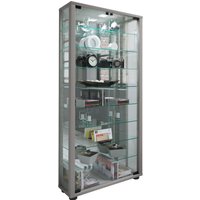 Glas Stand Vitrine Lumo Maxi Spiegel von EBUY24