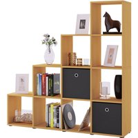 Ebuy24 - Holz Treppenregal Regal 10 Fächer Napoli von EBUY24