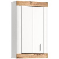 Ebuy24 - Laredo Badschrank wandhängend 1 Tür matt weiß,Eiche dekor,weiß. von EBUY24